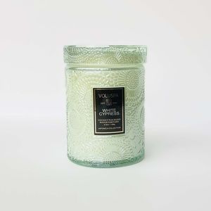BRAND NEW Voluspa White Cypress Candle 5.5 OZ